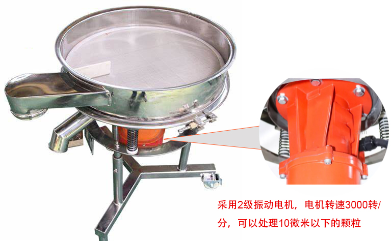 高頻篩特點：框體加高可防止漿液往外飛濺；加擋料板可加快排料，提高篩分效率